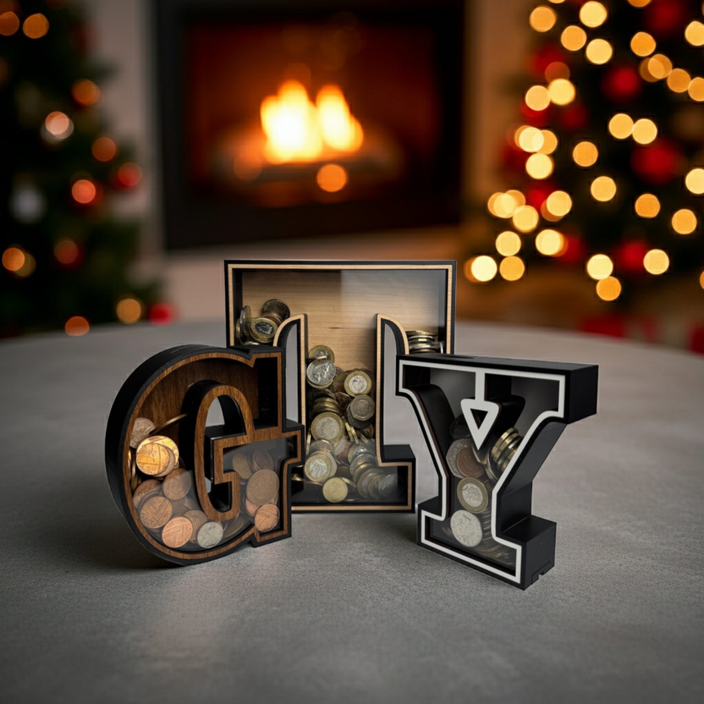 Letter Piggy Bank