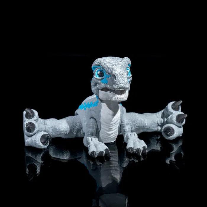 Detailed 3D printed Raptor with poseable features – great for decoration