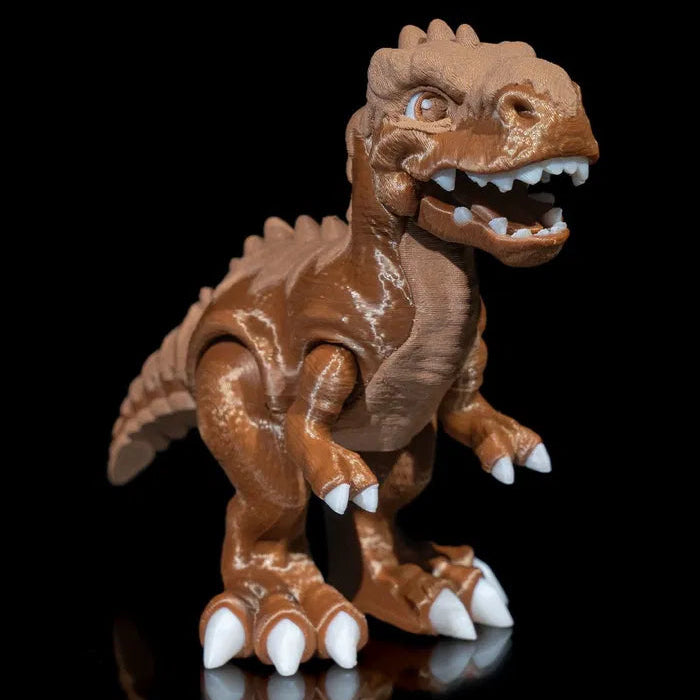 3D printed Articulated T-Rex with movable limbs – perfect for collectors and dinosaur fans