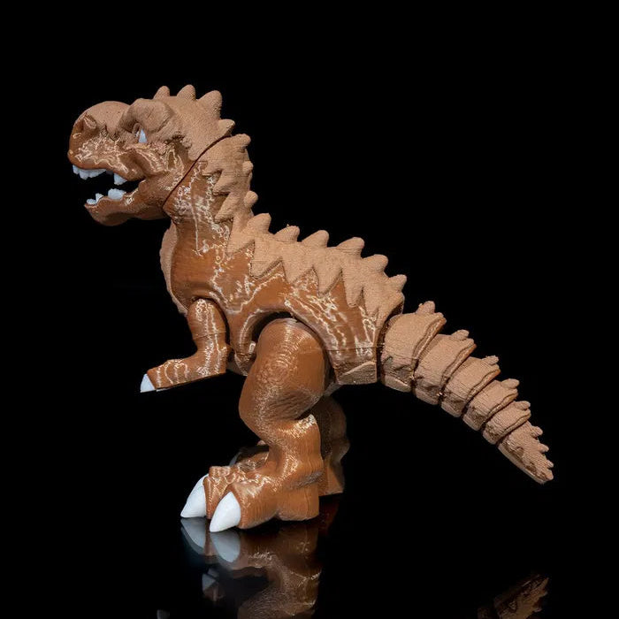 Handcrafted Articulated T-Rex model – poseable for dynamic display and decoration