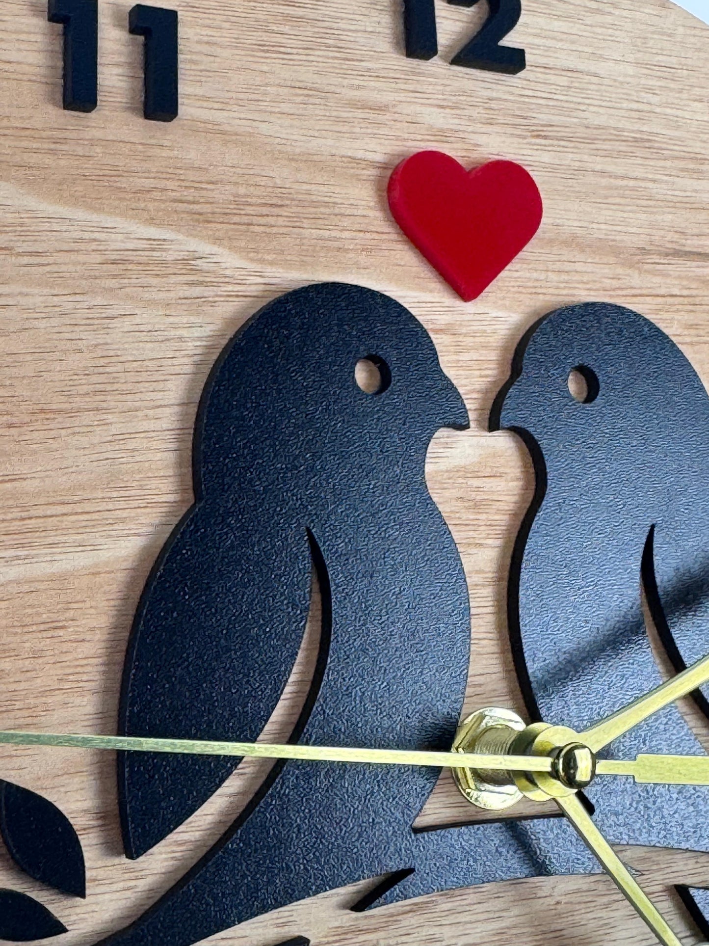 Bird Love Wall Clock