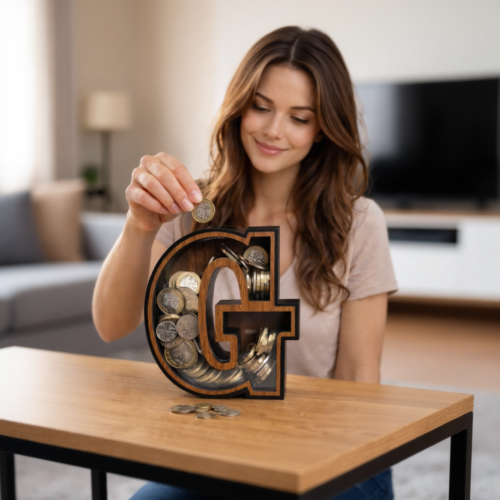 Letter Piggy Bank