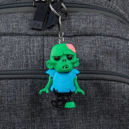 Zombie Buddy Keychain – creepy-cute zombie keychain, great for Halloween fans or everyday use.