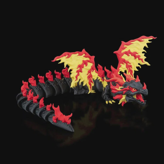 The Tyrant Dragon displayed on a shelf or in a collection, showcasing its commanding presence in any space.