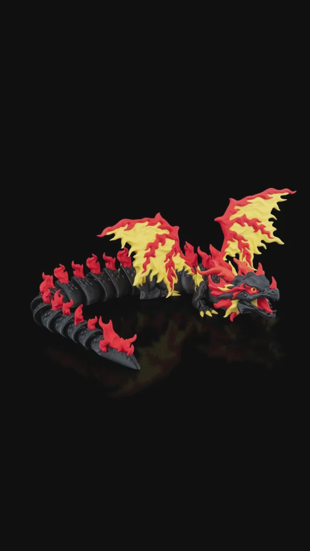 The Tyrant Dragon displayed on a shelf or in a collection, showcasing its commanding presence in any space.